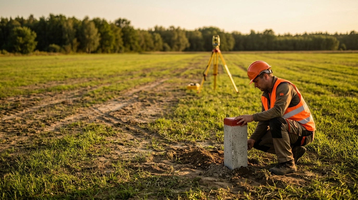 Podział działki 2400 m² w Dywitach – 3 działki budowlane